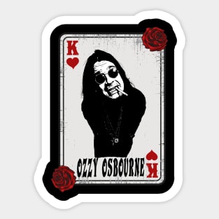 Vintage Card Ozzy Osbourne Sticker